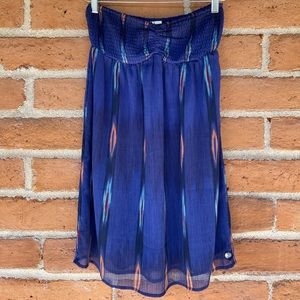 Roxy Strapless Mini Dress size S in Indigo